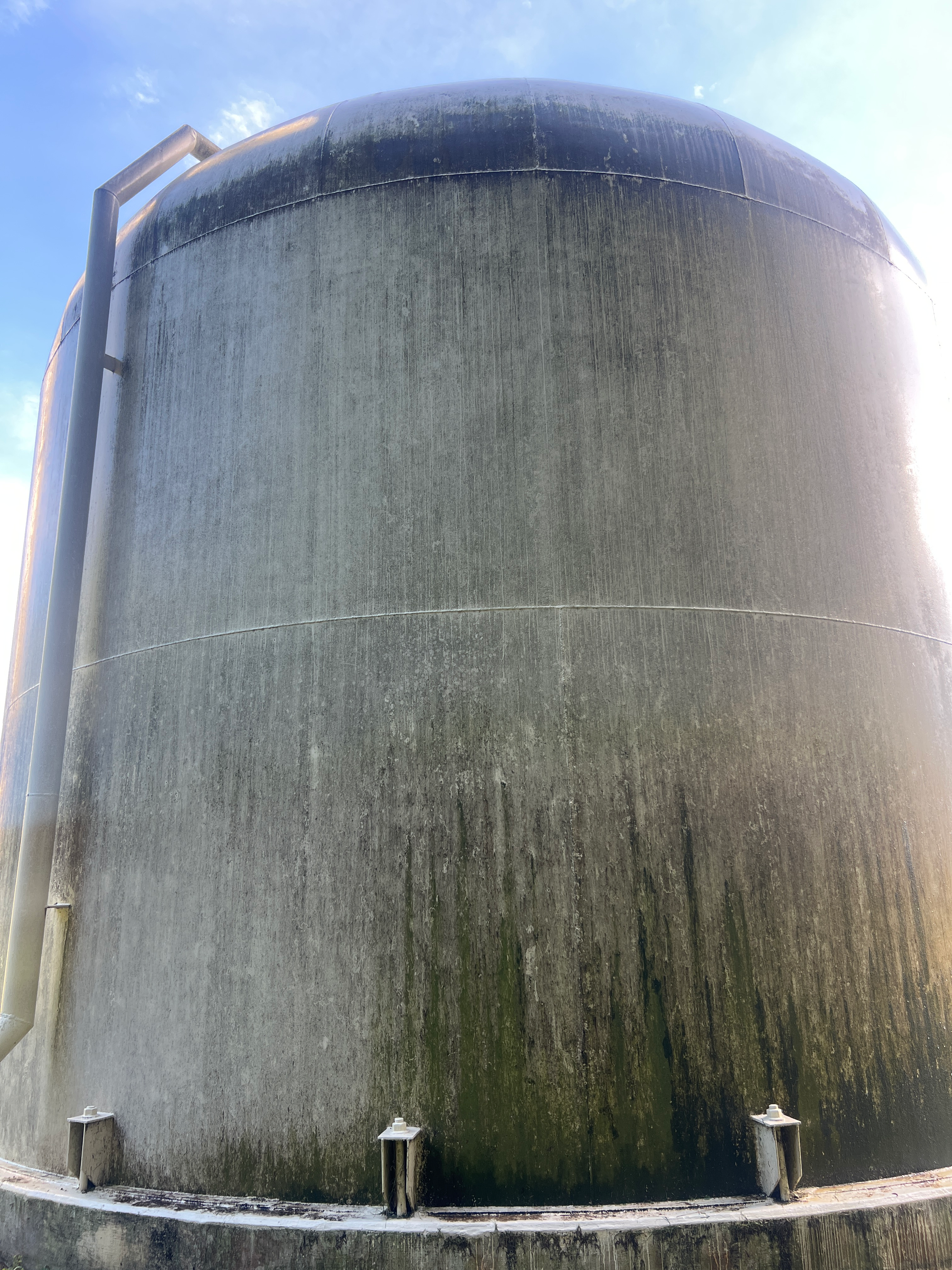Dome tank pre drone operational clean